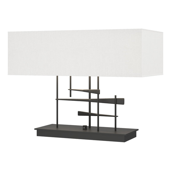 Hubbardton Forge 277670-SKT-10-SF2010 Two Light Table Lamp, Black