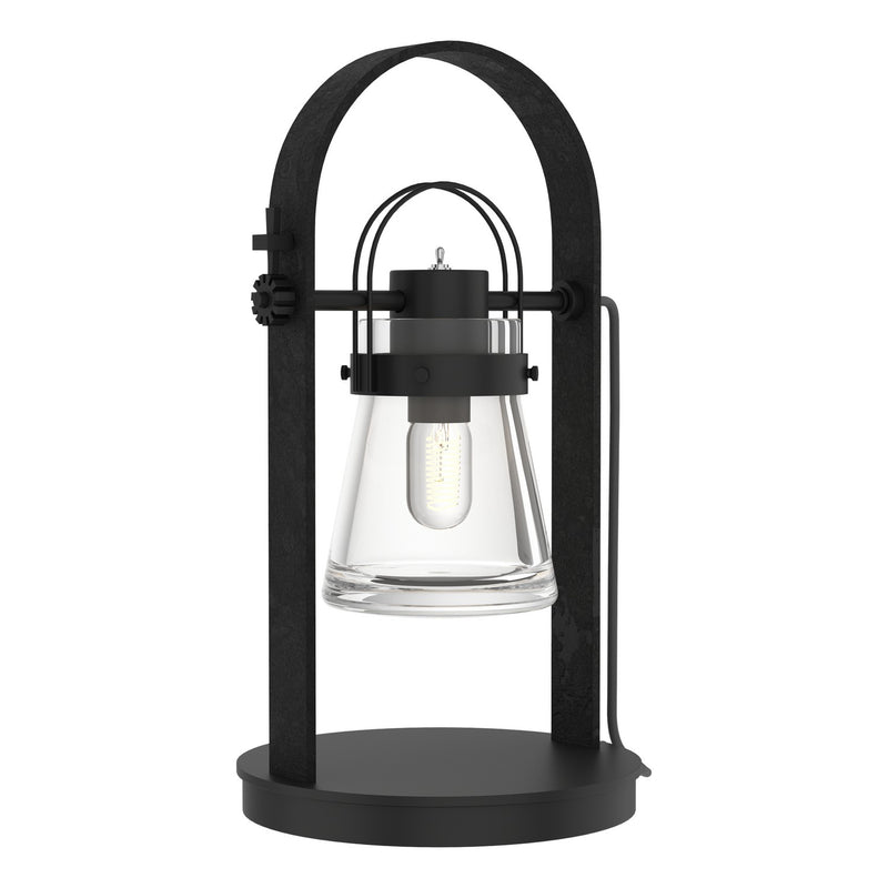 Hubbardton Forge 277810-SKT-10-ZM0467 One Light Table Lamp, Black