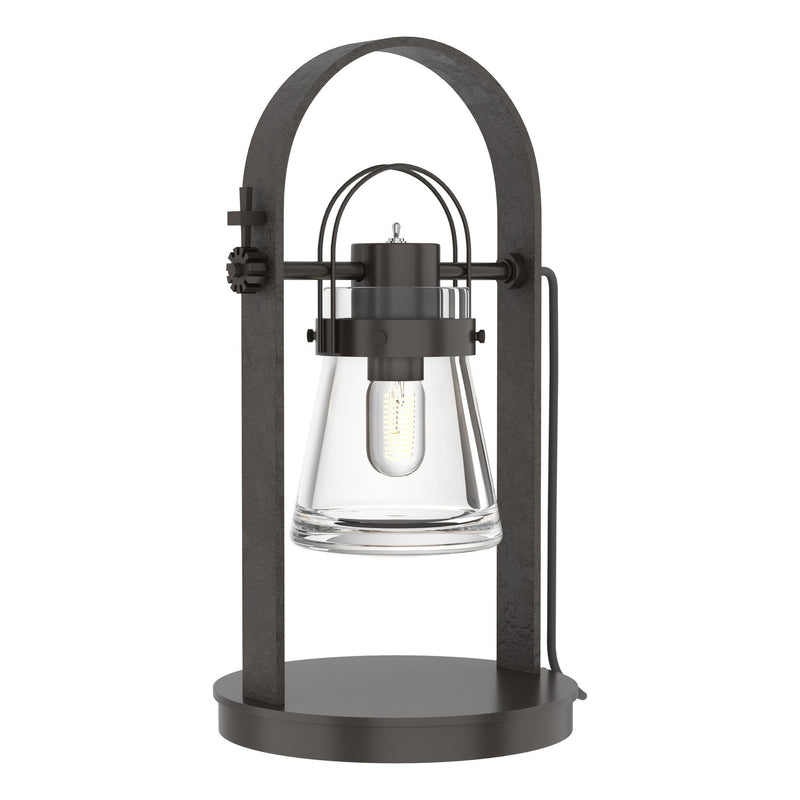 Hubbardton Forge 277810-SKT-14-ZM0467 One Light Table Lamp, Oil Rubbed Bronze