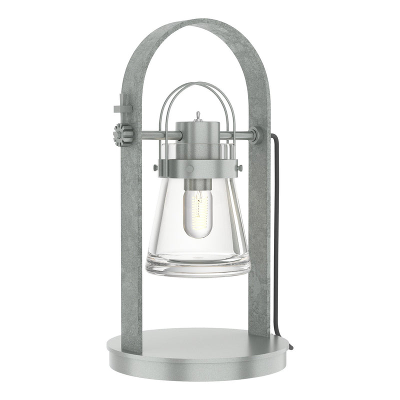 Hubbardton Forge 277810-SKT-82-ZM0467 One Light Table Lamp, Vintage Platinum