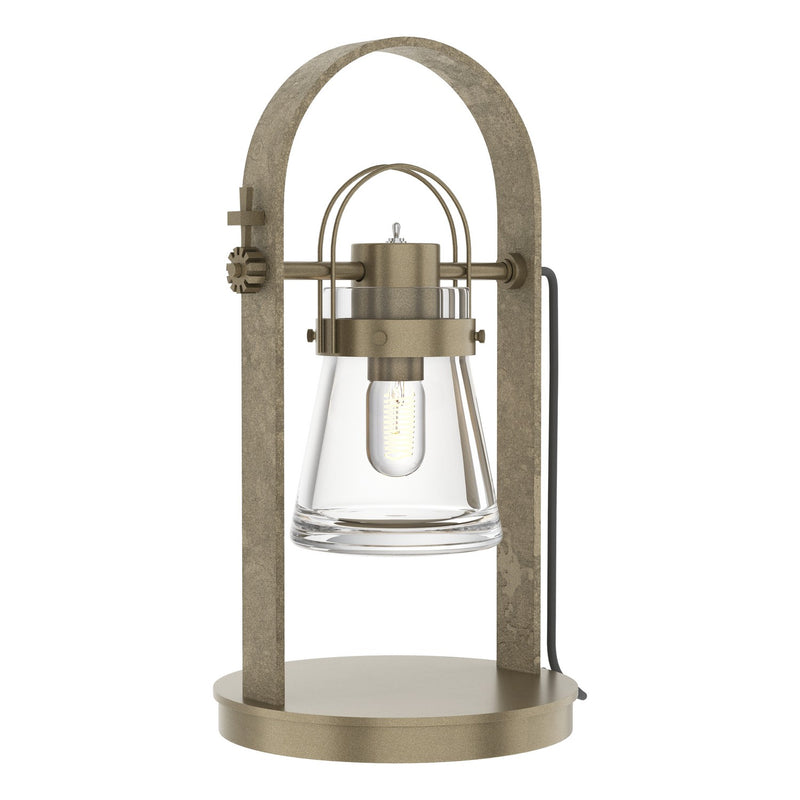 Hubbardton Forge 277810-SKT-84-ZM0467 One Light Table Lamp, Soft Gold