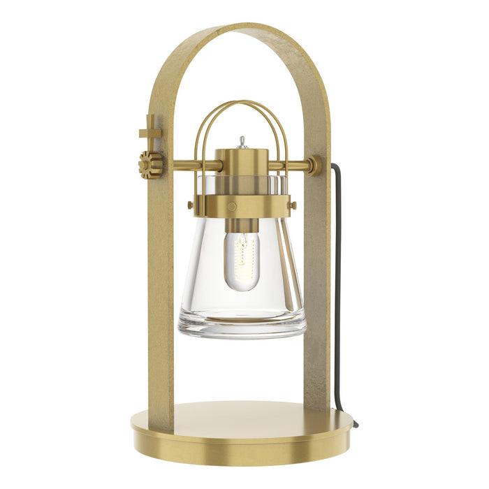 Hubbardton Forge 277810-SKT-86-ZM0467 One Light Table Lamp, Modern Brass