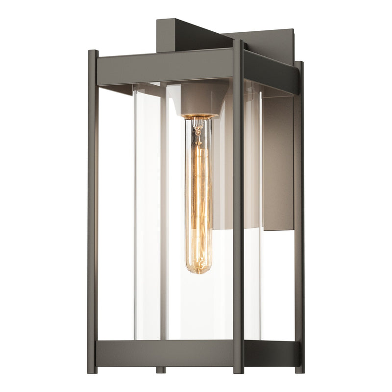 Hubbardton Forge 302021-SKT-77-ZM0730 One Light Outdoor Wall Sconce, Coastal Dark Smoke