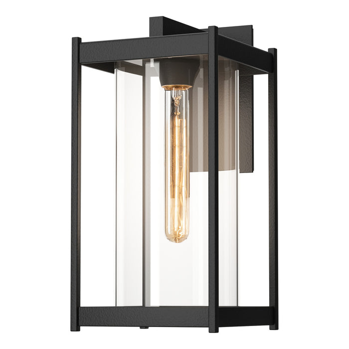Hubbardton Forge 302023-SKT-80-ZM0731 One Light Outdoor Wall Sconce, Coastal Black