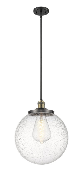 Innovations 201S-BAB-G204-14 One Light Pendant, Black Antique Brass