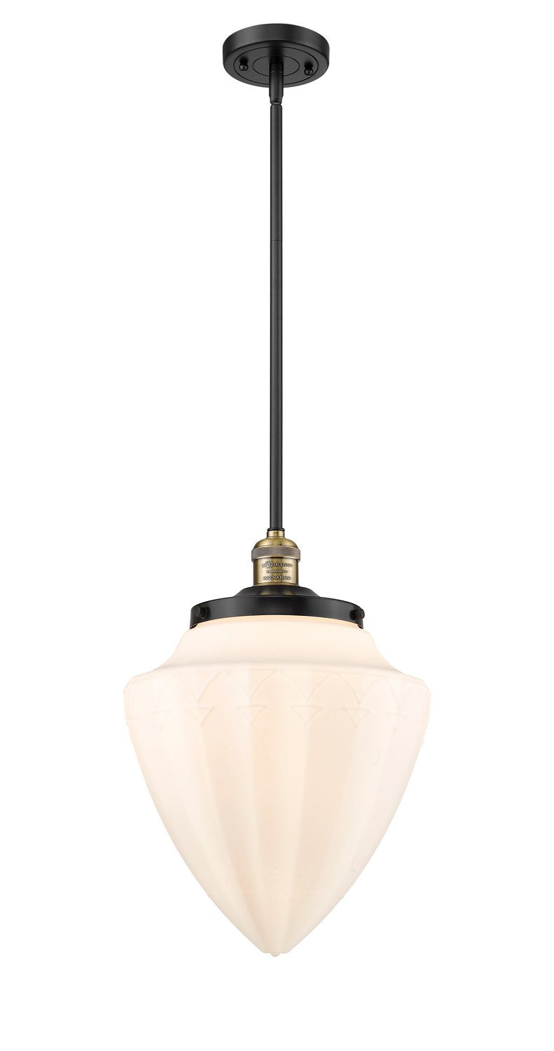 Innovations 201S-BAB-G661-12-LED LED Mini Pendant, Black Antique Brass