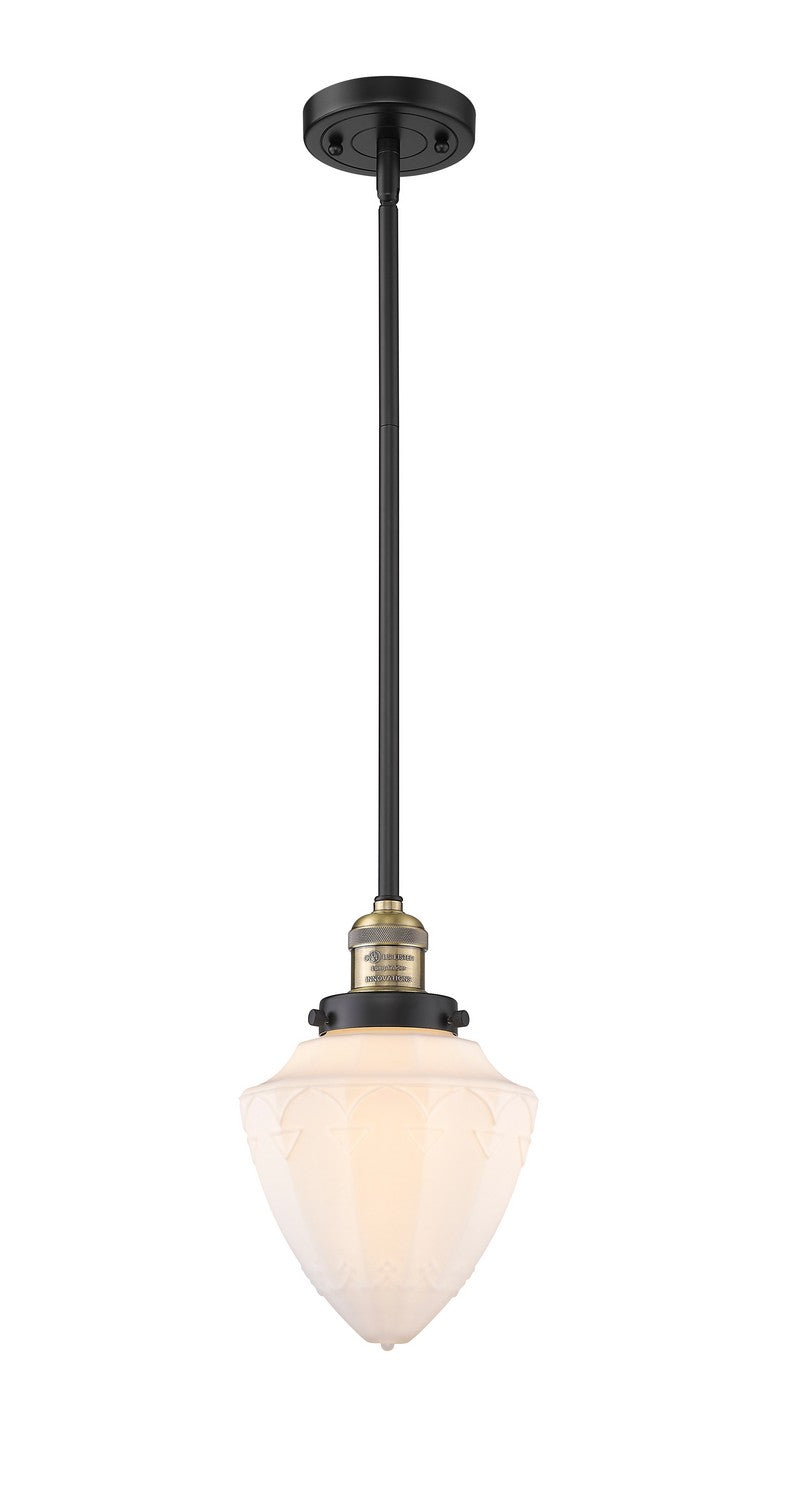 Innovations 201S-BAB-G661-7-LED LED Mini Pendant, Black Antique Brass