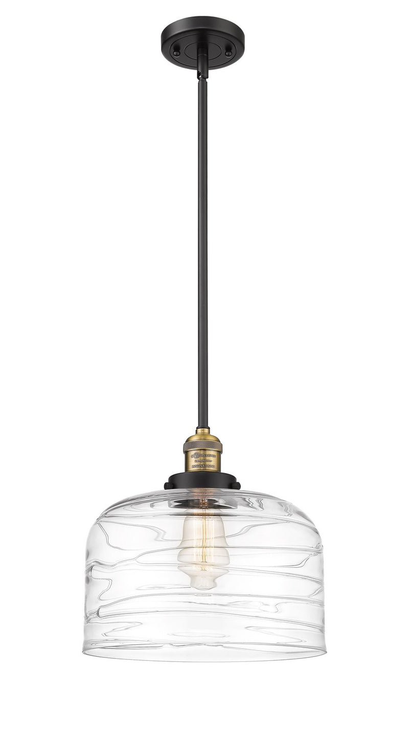 Innovations 201S-BAB-G713-L-LED LED Mini Pendant, Black Antique Brass