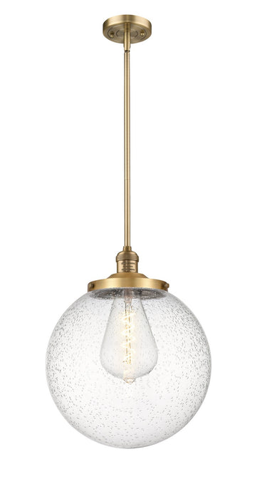 Innovations 201S-BB-G204-14 One Light Pendant, Brushed Brass
