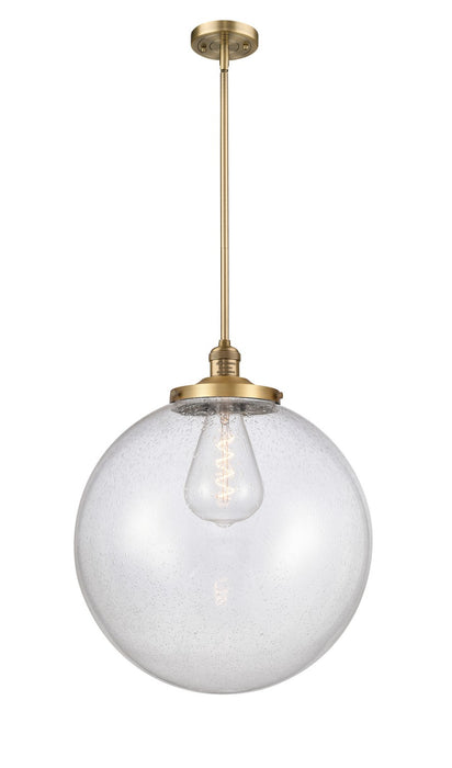 Innovations 201S-BB-G204-18 One Light Pendant, Brushed Brass
