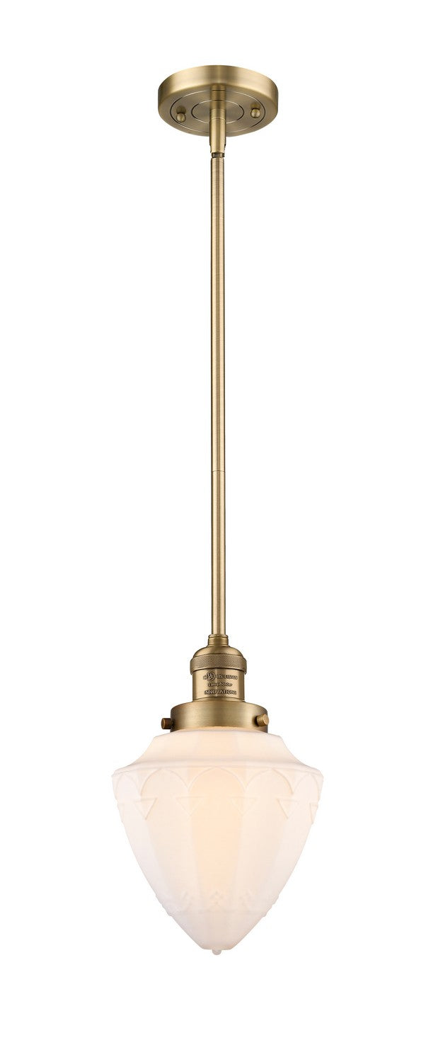 Innovations 201S-BB-G661-7-LED LED Mini Pendant, Brushed Brass