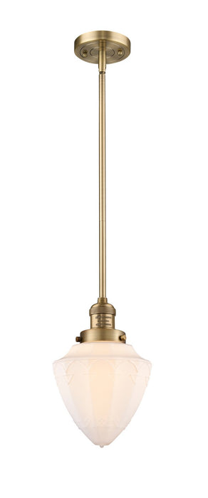 Innovations 201S-BB-G661-7-LED LED Mini Pendant, Brushed Brass