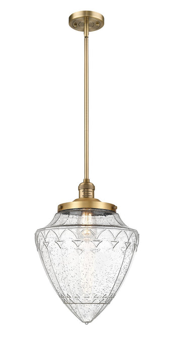Innovations 201S-BB-G664-12 One Light Mini Pendant, Brushed Brass