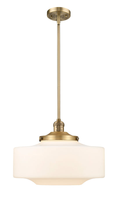 Innovations 201S-BB-G691-16 One Light Mini Pendant, Brushed Brass