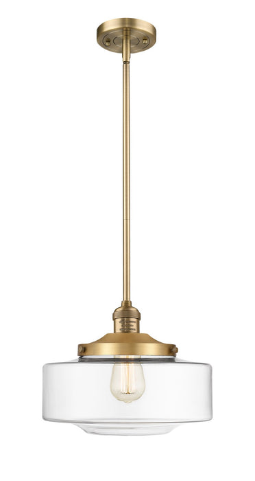 Innovations 201S-BB-G692-12 One Light Mini Pendant, Brushed Brass