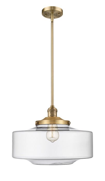 Innovations 201S-BB-G692-16 One Light Mini Pendant, Brushed Brass