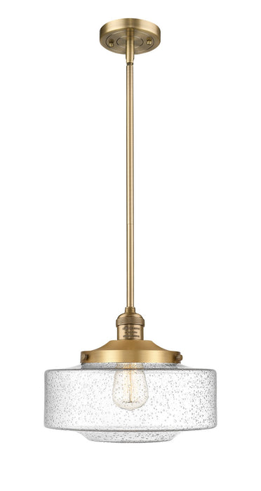 Innovations 201S-BB-G694-12 One Light Mini Pendant, Brushed Brass