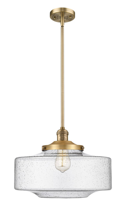 Innovations 201S-BB-G694-16 One Light Mini Pendant, Brushed Brass