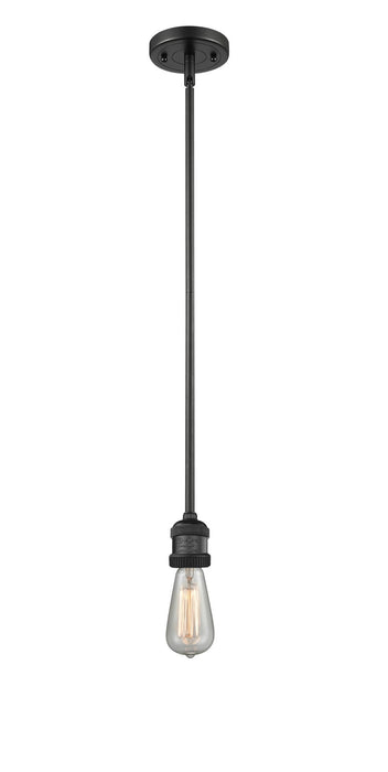Innovations 201S-BK-M10-BK One Light Mini Pendant, Matte Black