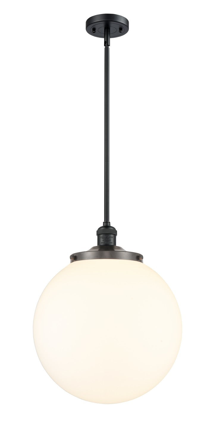 Innovations 201S-BK-G201-14-LED LED Pendant, Matte Black