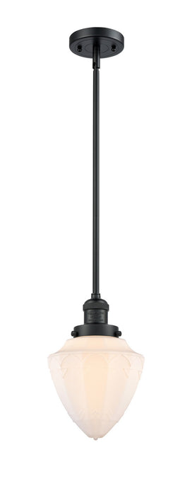 Innovations 201S-BK-G661-7-LED LED Mini Pendant, Matte Black