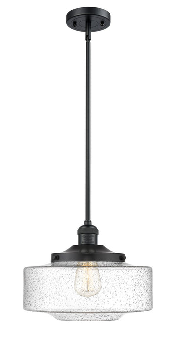 Innovations 201S-BK-G694-12-LED LED Mini Pendant, Matte Black
