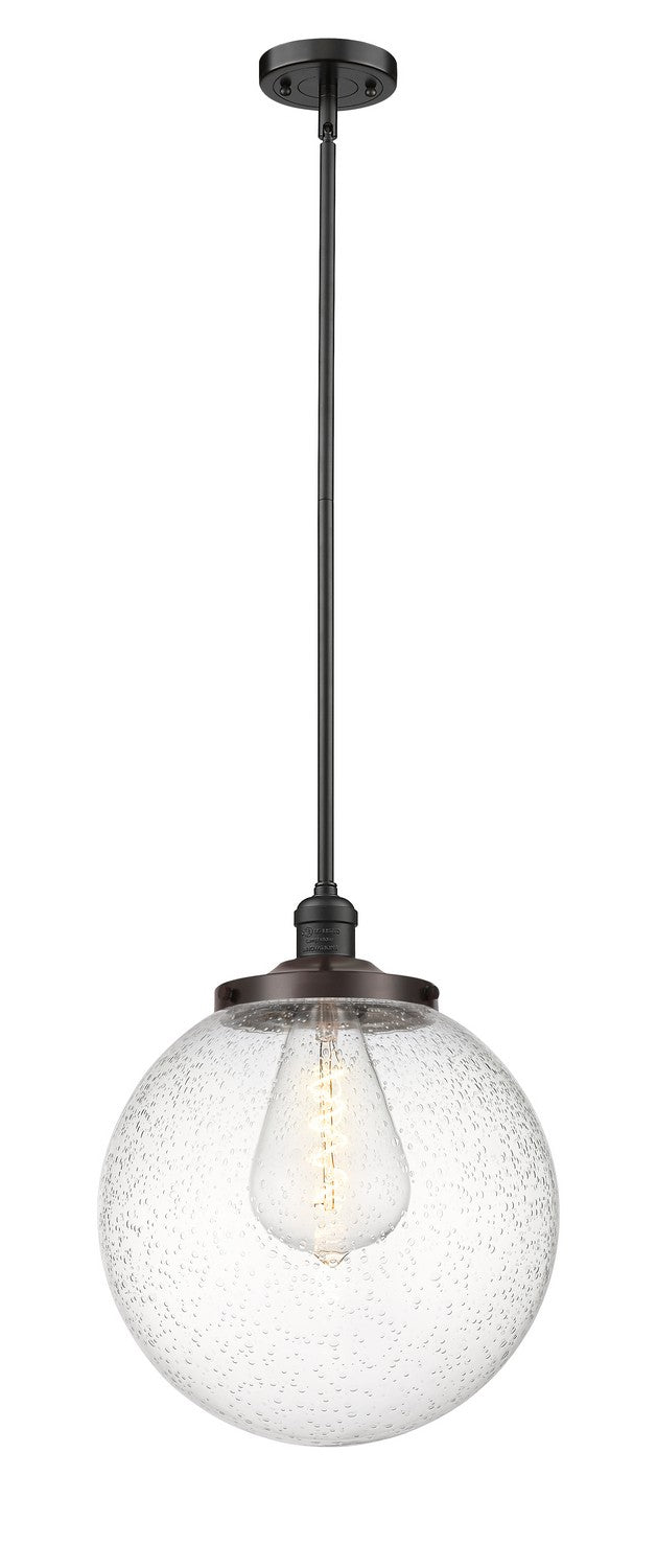 Innovations 201S-OB-G204-14 One Light Pendant, Oil Rubbed Bronze