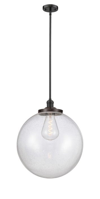 Innovations 201S-OB-G204-18 One Light Pendant, Oil Rubbed Bronze
