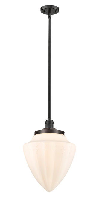 Innovations 201S-OB-G661-12 One Light Mini Pendant, Oil Rubbed Bronze
