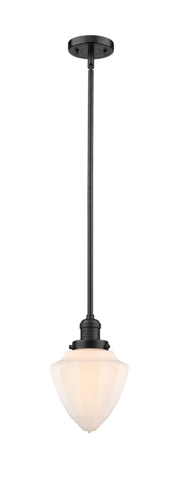 Innovations 201S-OB-G661-7-LED LED Mini Pendant, Oil Rubbed Bronze