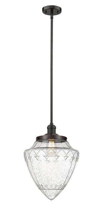 Innovations 201S-OB-G664-12 One Light Mini Pendant, Oil Rubbed Bronze
