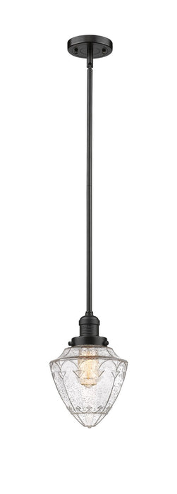 Innovations 201S-OB-G664-7-LED LED Mini Pendant, Oil Rubbed Bronze