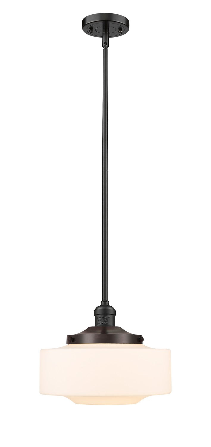 Innovations 201S-OB-G691-12 One Light Mini Pendant, Oil Rubbed Bronze