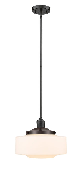 Innovations 201S-OB-G691-12 One Light Mini Pendant, Oil Rubbed Bronze