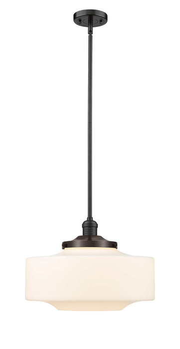 Innovations 201S-OB-G691-16 One Light Mini Pendant, Oil Rubbed Bronze