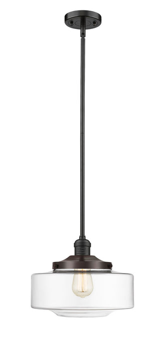 Innovations 201S-OB-G692-12 One Light Mini Pendant, Oil Rubbed Bronze