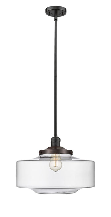 Innovations 201S-OB-G692-16 One Light Mini Pendant, Oil Rubbed Bronze