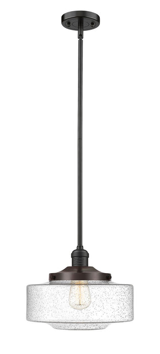 Innovations 201S-OB-G694-12 One Light Mini Pendant, Oil Rubbed Bronze