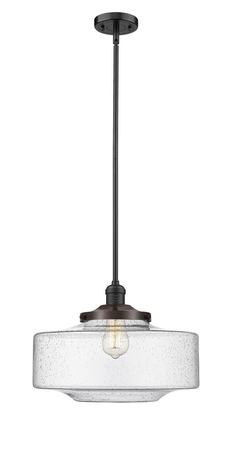 Innovations 201S-OB-G694-16 One Light Mini Pendant, Oil Rubbed Bronze