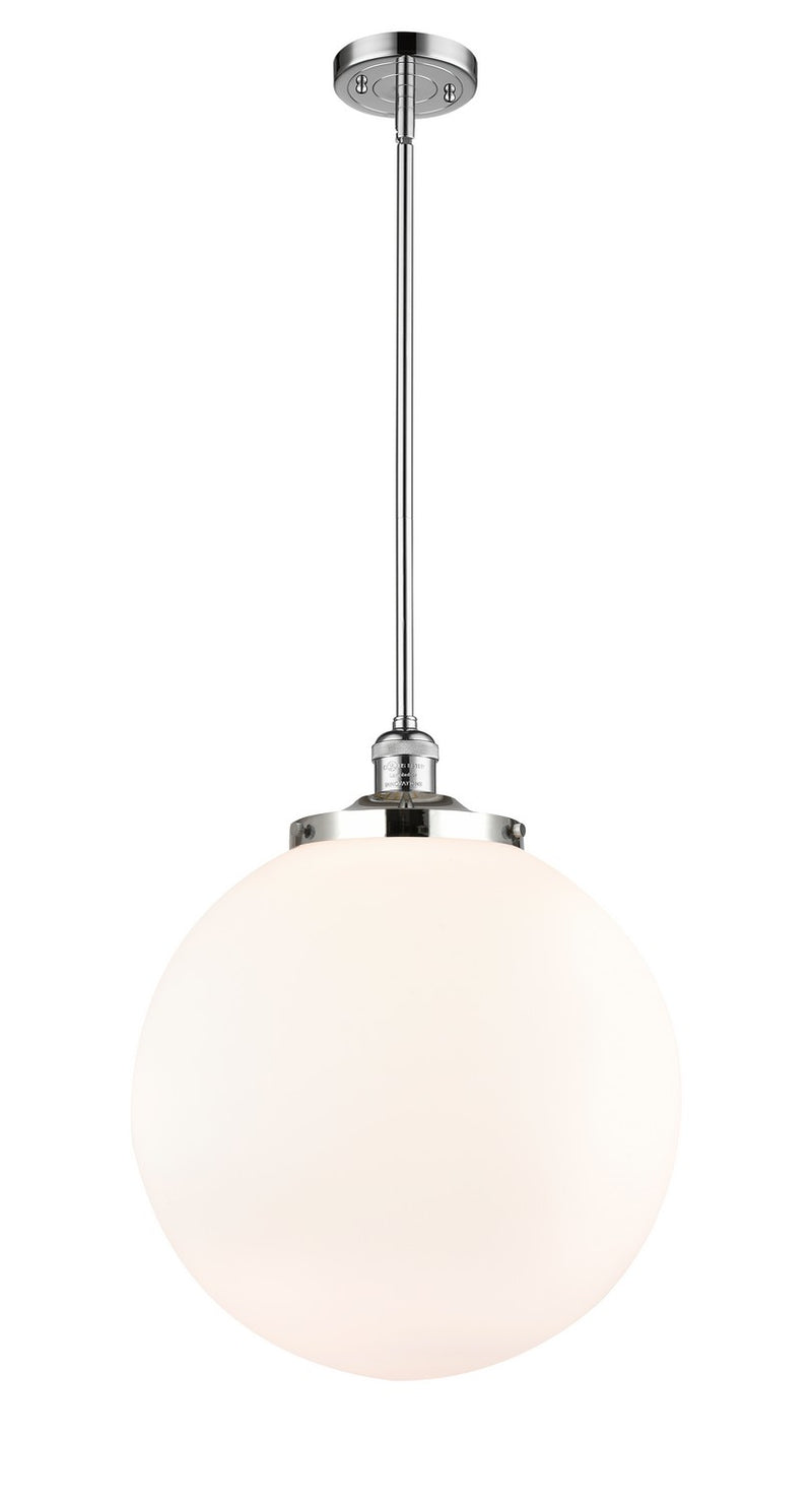 Innovations 201S-PC-G201-16 One Light Pendant, Polished Chrome