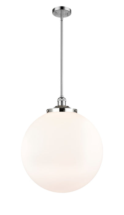 Innovations 201S-PC-G201-18 One Light Pendant, Polished Chrome