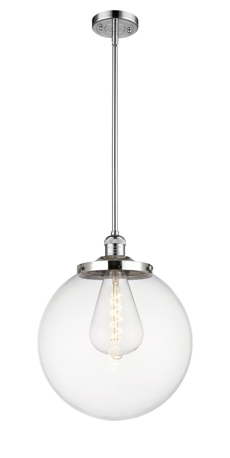 Innovations 201S-PC-G202-14 One Light Pendant, Polished Chrome
