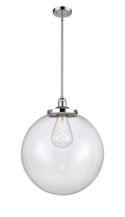 Innovations 201S-PC-G202-18 One Light Pendant, Polished Chrome