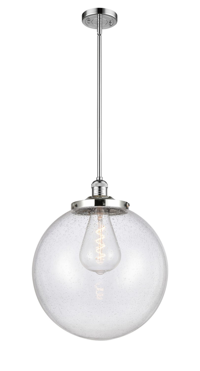 Innovations 201S-PC-G204-16 One Light Pendant, Polished Chrome