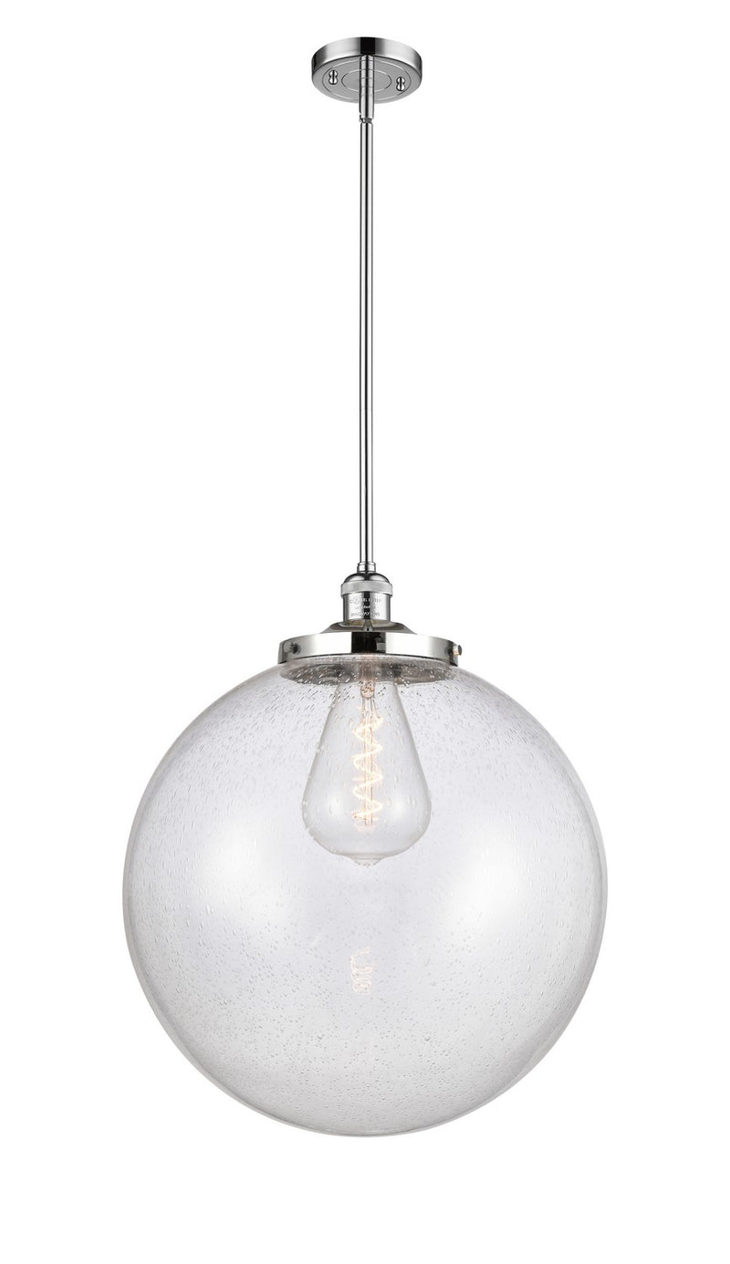 Innovations 201S-PC-G204-18 One Light Pendant, Polished Chrome