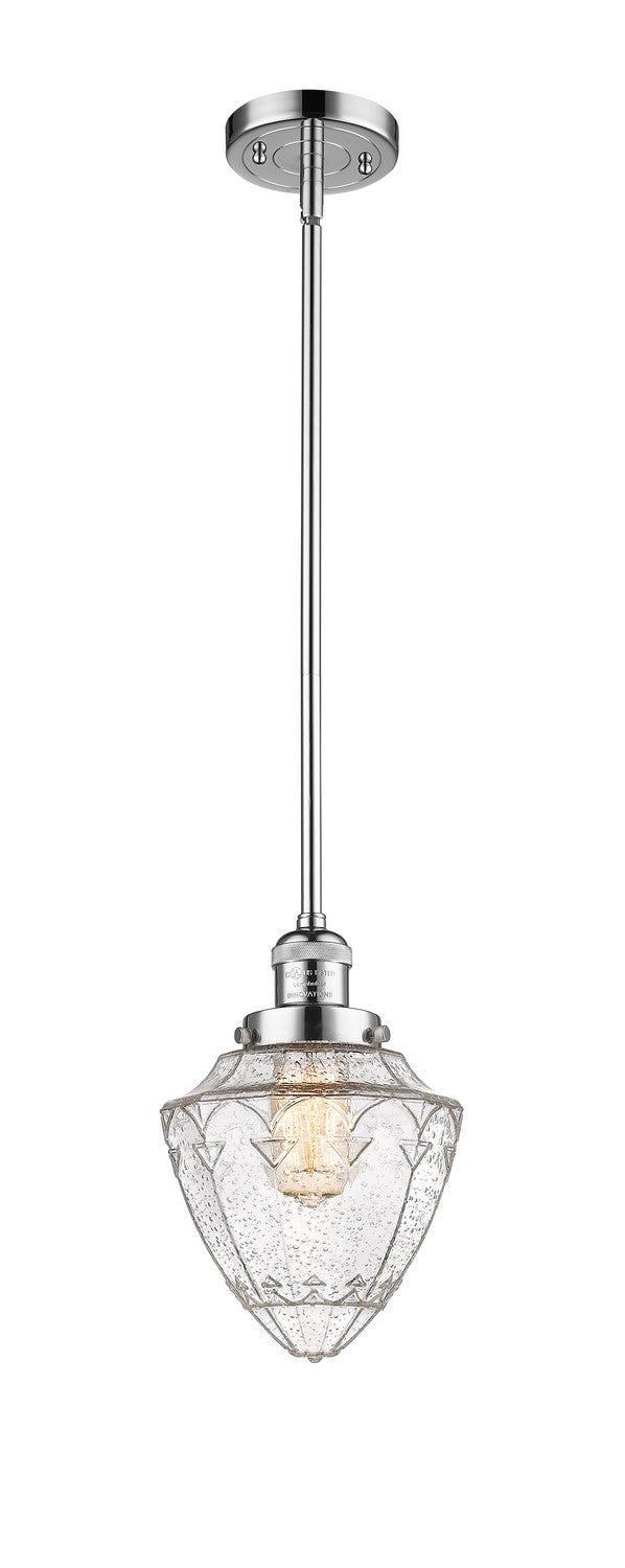 Innovations 201S-PC-G664-7-LED LED Mini Pendant, Polished Chrome