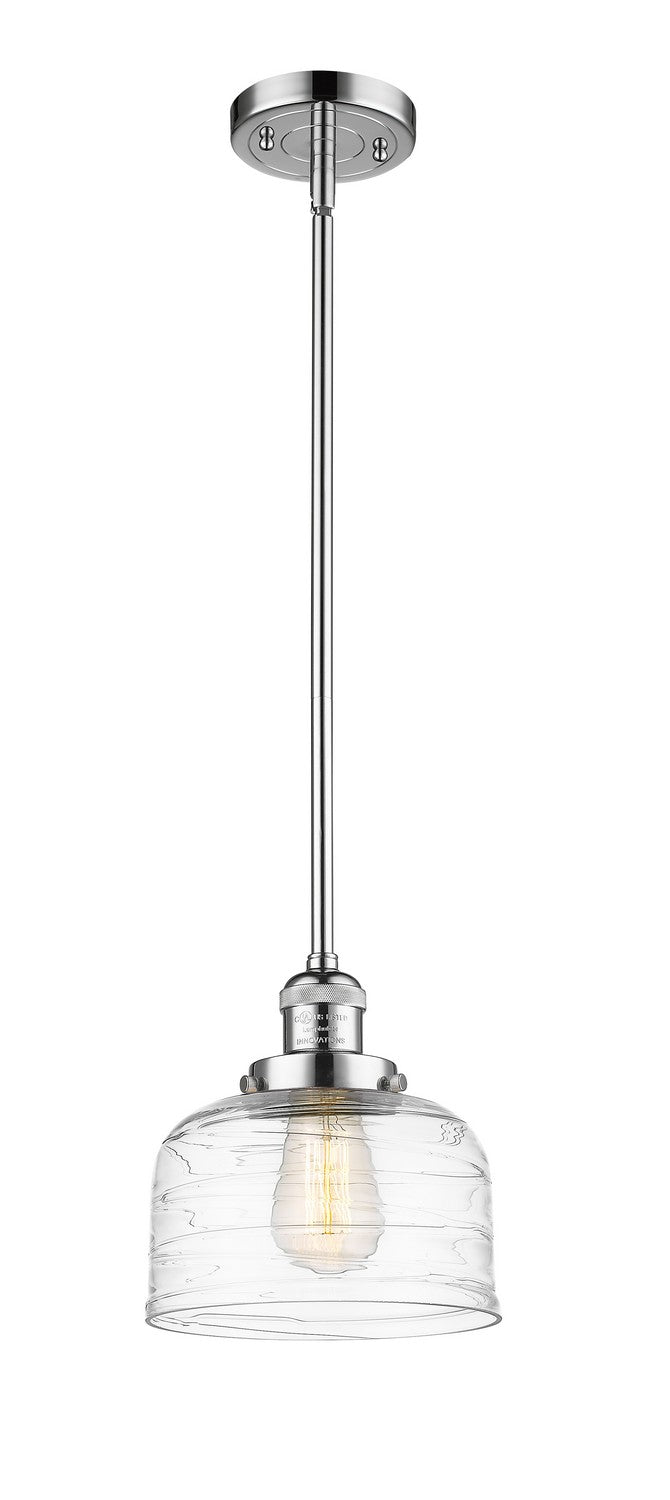 Innovations 201S-PC-G713 One Light Mini Pendant, Polished Chrome