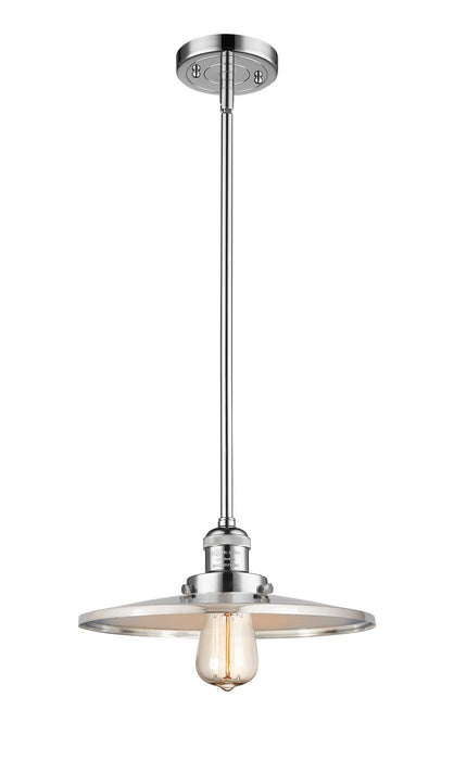 Innovations 201S-PC-MFR-PC-12 One Light Mini Pendant, Polished Chrome