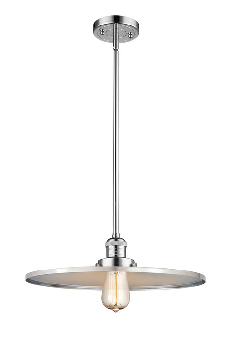 Innovations 201S-PC-MFR-PC-16 One Light Mini Pendant, Polished Chrome