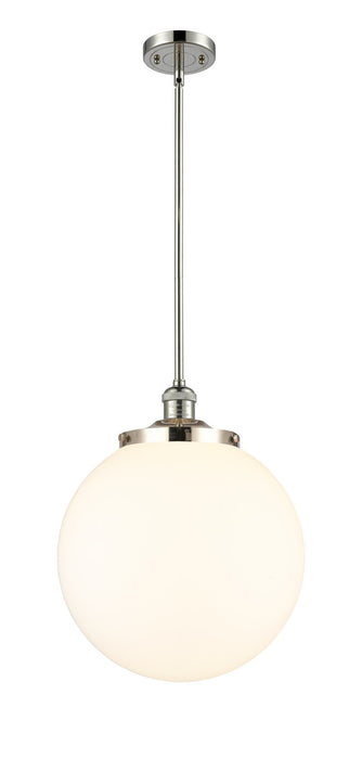 Innovations 201S-PN-G201-14 One Light Pendant, Polished Nickel